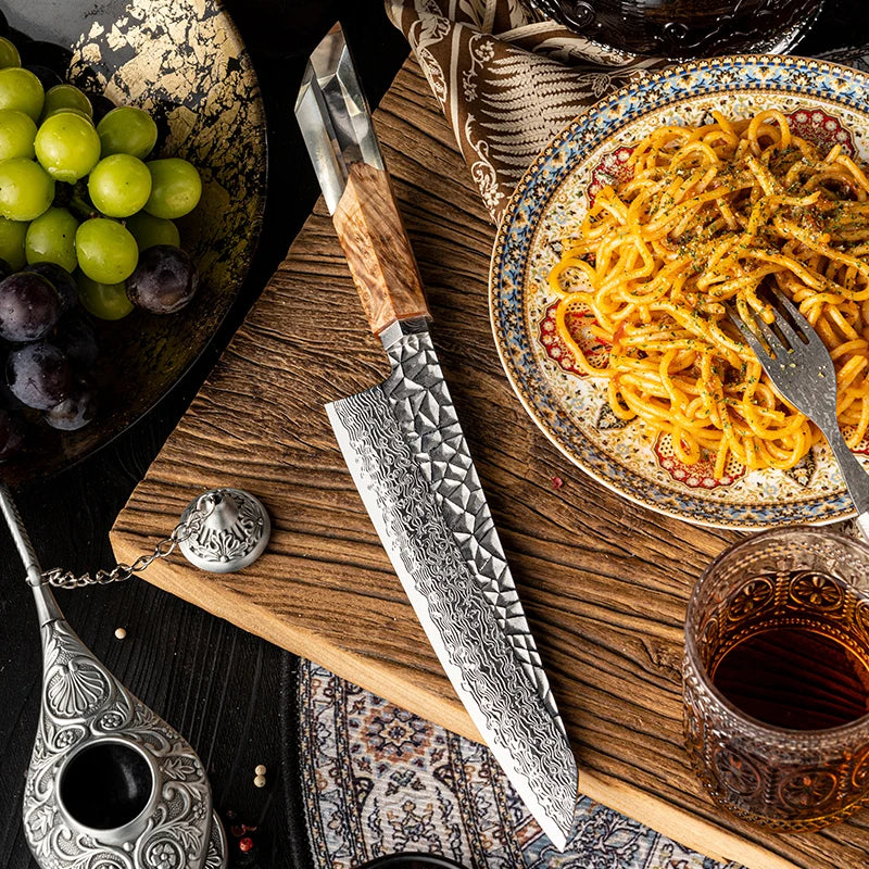 Kiryū 67 Layers Damascus Steel Chef Knife