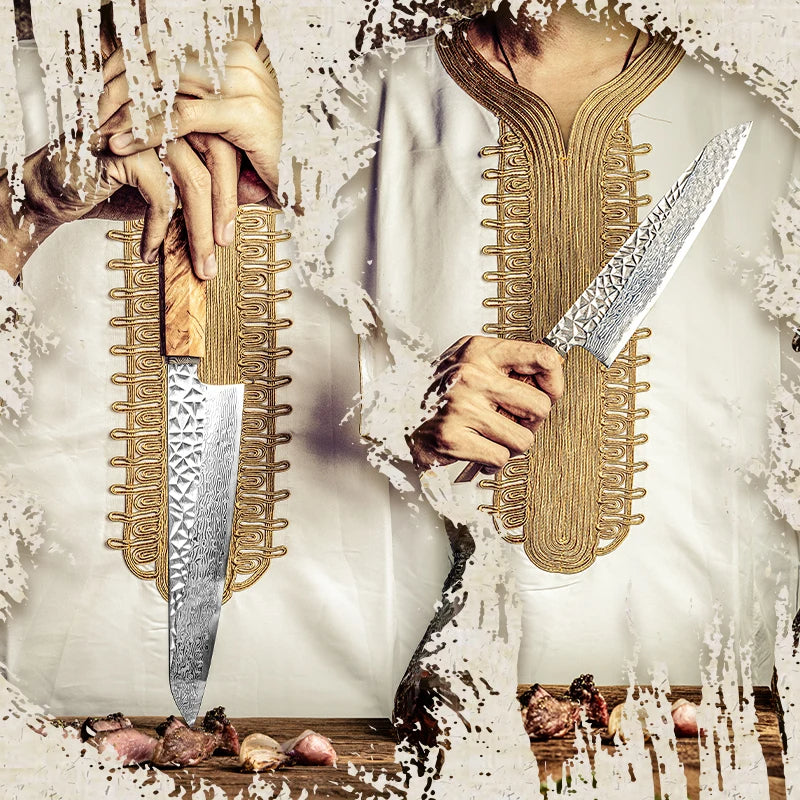 Kiryū 67 Layers Damascus Steel Chef Knife