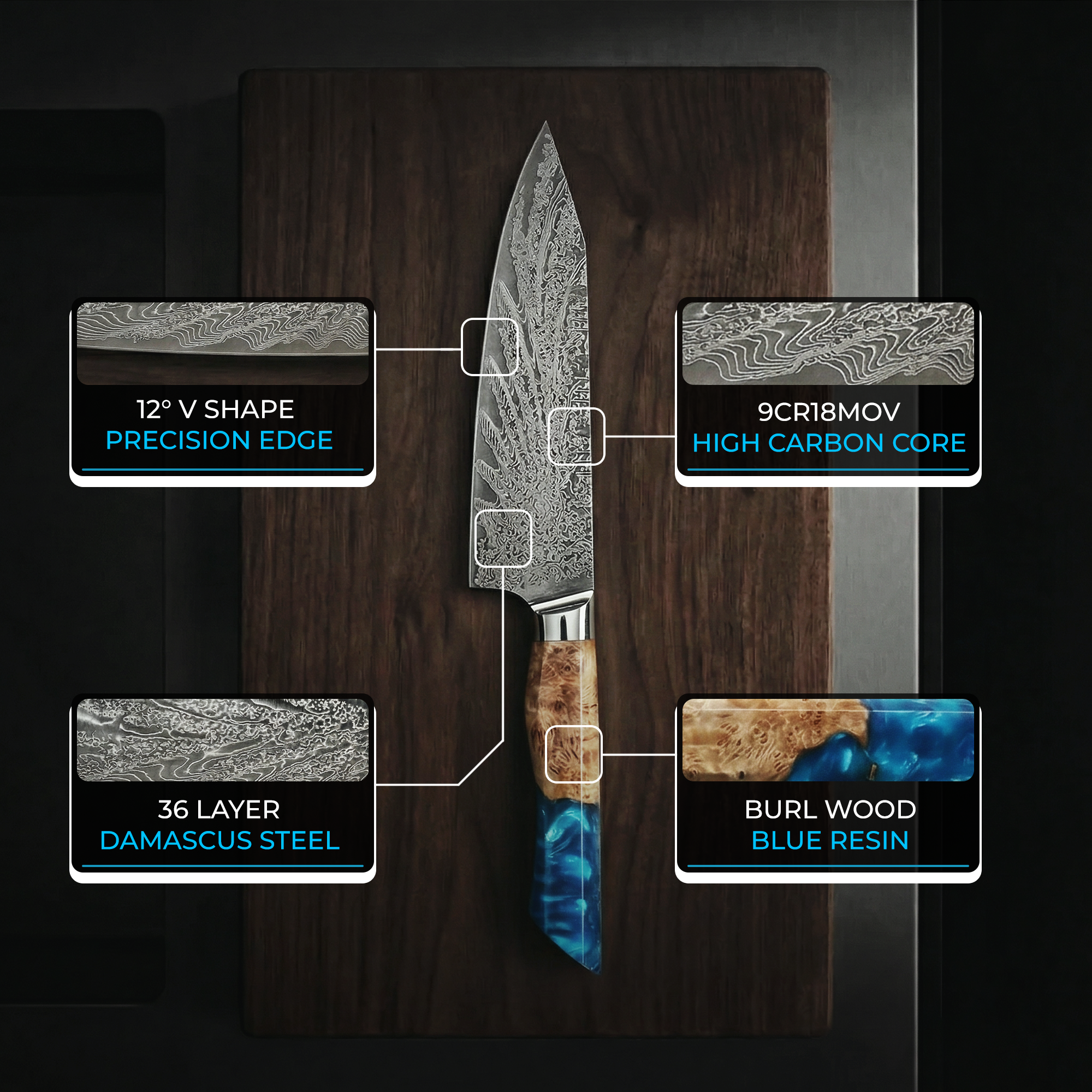 Surge Series 8" Chef Knife