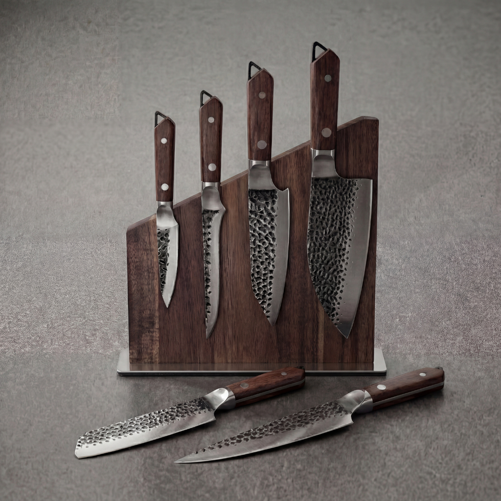 Kaji Series Hammer Forged 7 Pc Knife Set